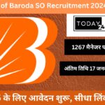 Bank of Baroda SO Recruitment 2024
