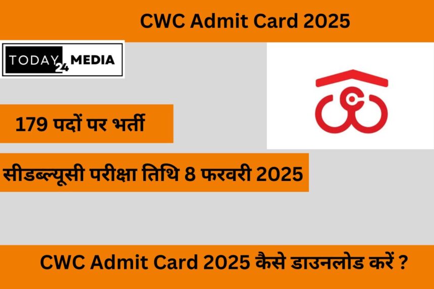 CWC Admit Card 2025